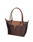 Elora Borsa a spalla da donna 100% Tessuto 432-COFFEE Chiara Ferretti