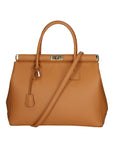 Aleria Borsa a mano da donna Vera pelle 8005-D44 CUOIO Chiara Ferretti