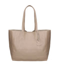 Borsa a Mano in 100% Cow Leather Cappuccino Chiara Ferretti