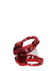 Borsa a Tracolla in Pvc Rosso