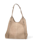 Borsa a Spalla in Vera Pelle Cappuccino Chiara Ferretti