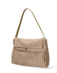 Borsa a Mano in Vera Pelle Cappuccino