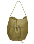 Borsa a Mano in Vera Pelle Verde Chiara Ferretti