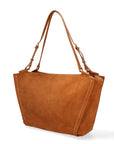 Borsa a Spalla in Vera Pelle Cuoio Scuro