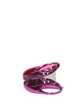 Borsa a Tracolla in Pvc Fuxia