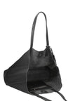 Borsa a Mano in 100% Cow Leather Nero