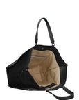 Borsa a Mano in Vera Pelle Nero