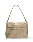 Borsa a Mano in Vera Pelle Verde
