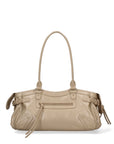 Borsa a Mano in Vera Pelle Cappuccino Chiara Ferretti