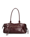 Borsa a Mano in Vera Pelle Bordeaux Chiara Ferretti
