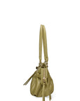 Borsa a Mano in Vera Pelle Verde