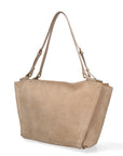 Borsa a Spalla in Vera Pelle Cappuccino