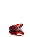 Borsa a Tracolla in Pvc Rosso