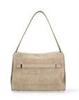 Borsa a Mano in Vera Pelle Verde