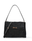 Borsa a Mano in Vera Pelle Nero