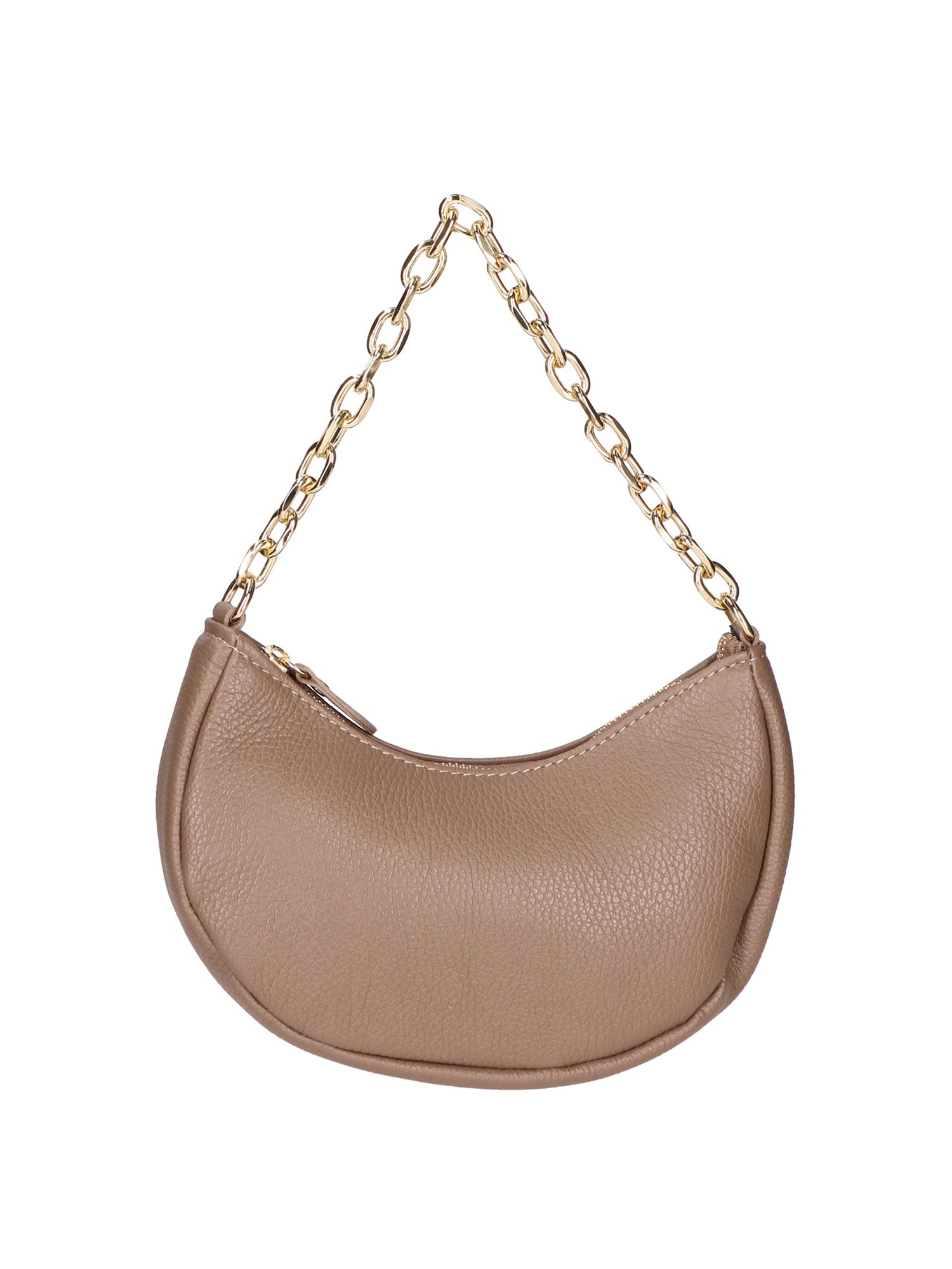 Loreta Borsa a spalla da donna Vera pelle 06511-D40 TAUPE Chiara Ferretti