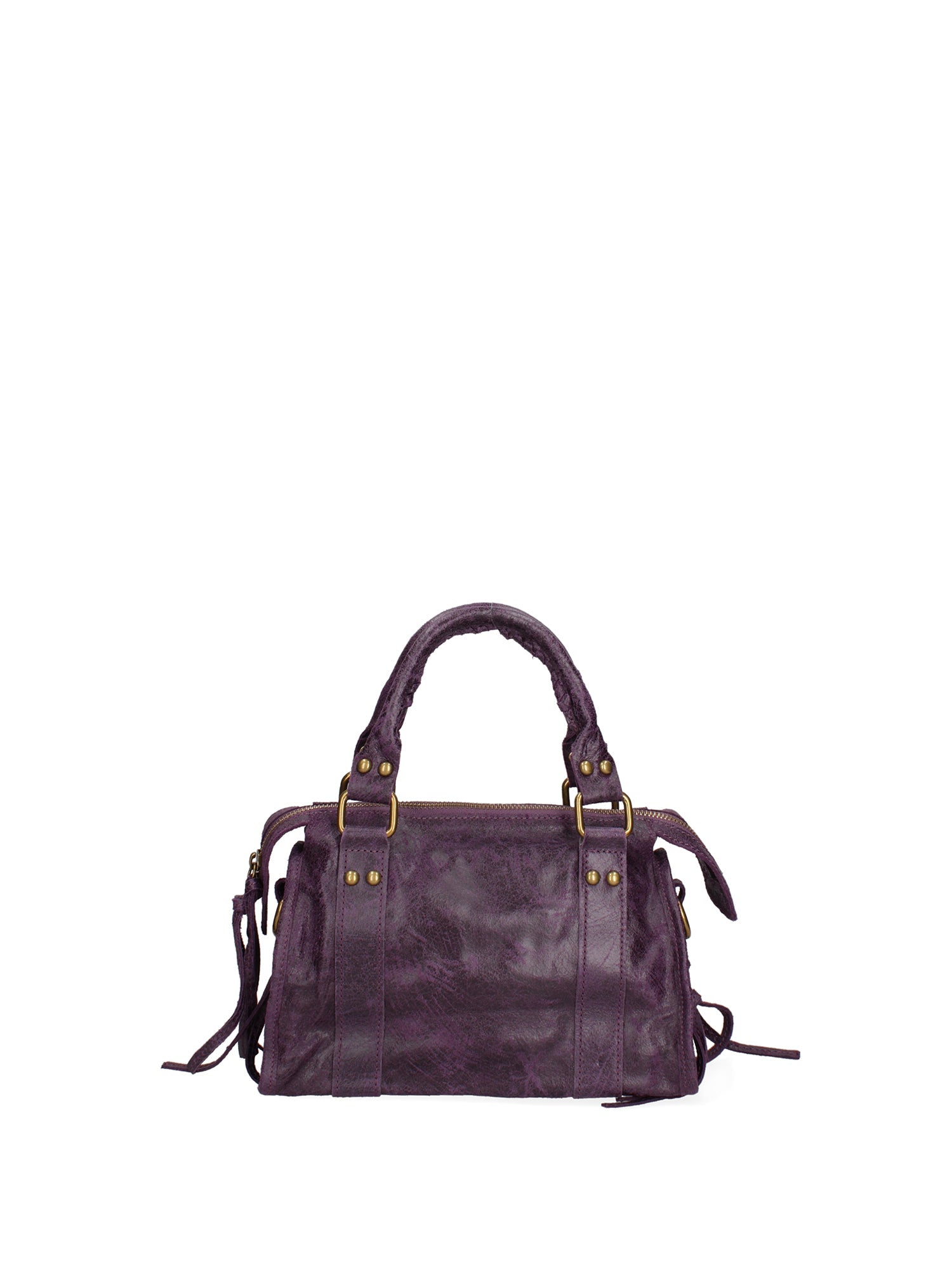 Erisia Borsa a spalla da donna Vera pelle 06091-038 VIOLA SCURO Chiara Ferretti