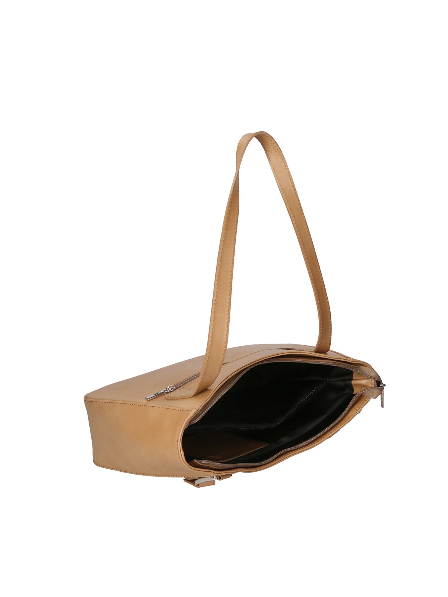 Eva Borsa a spalla da donna Vera pelle 9024-FANGO TAUPE Chiara Ferretti