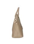 Dorella Borsa a mano da donna 100% pelle 80030-TAUPE Chiara Ferretti