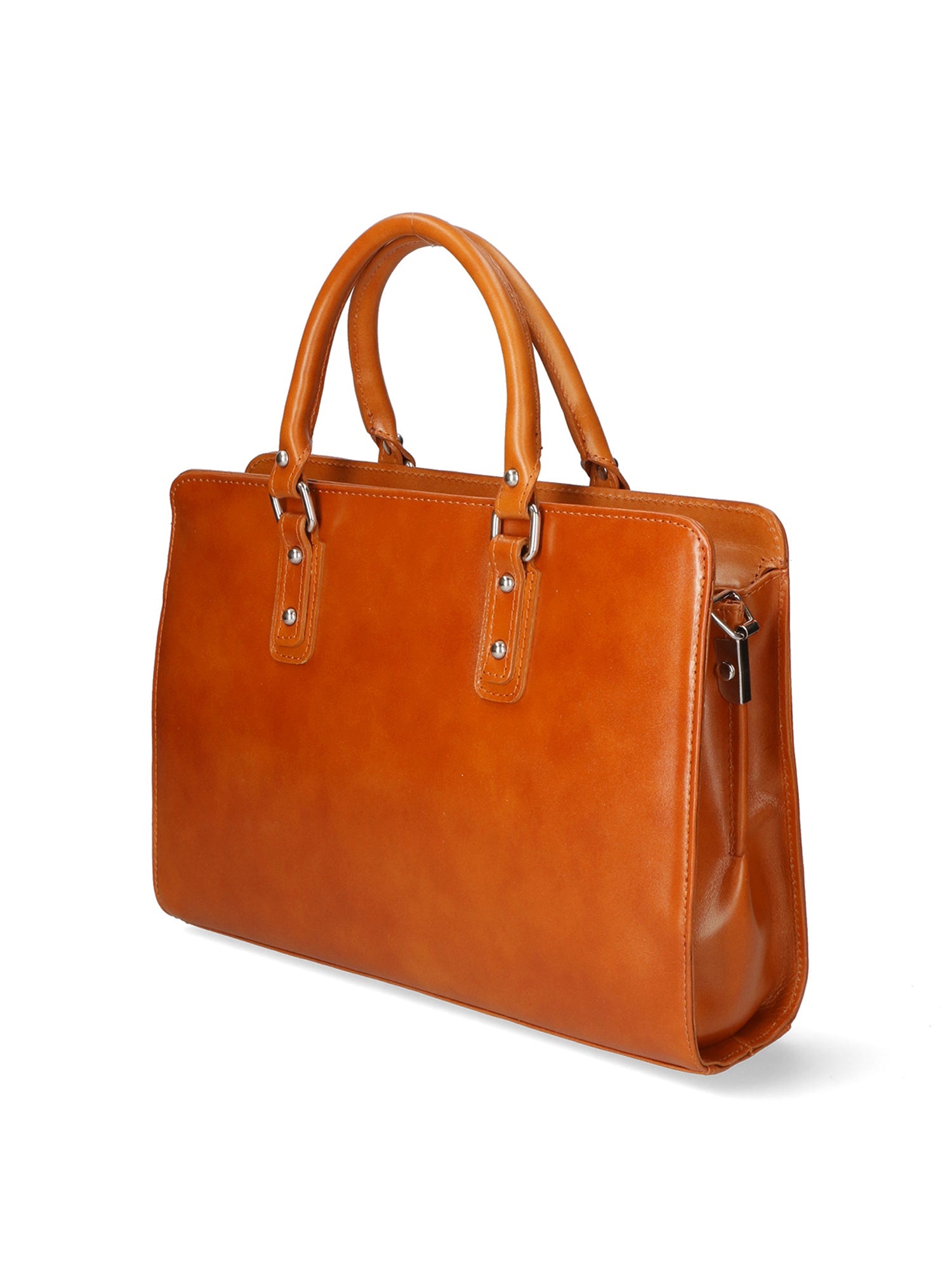 Fabrizia Borsa a mano da donna Vera pelle 9047-CUOIO COGNAC Chiara Ferretti
