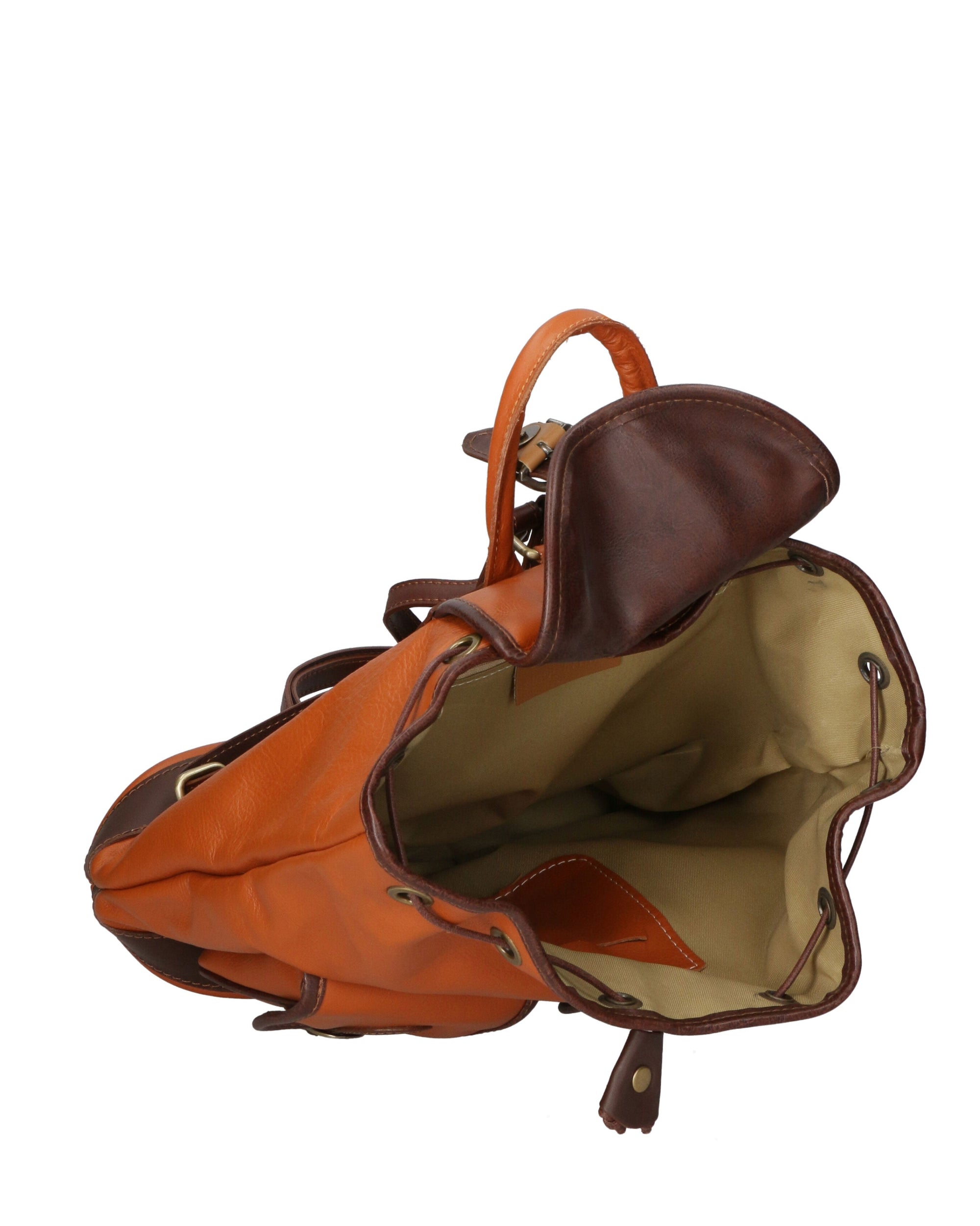 Morana Zaino da donna in vera pelle 100% pelle 2083-CUOIO Chiara Ferretti