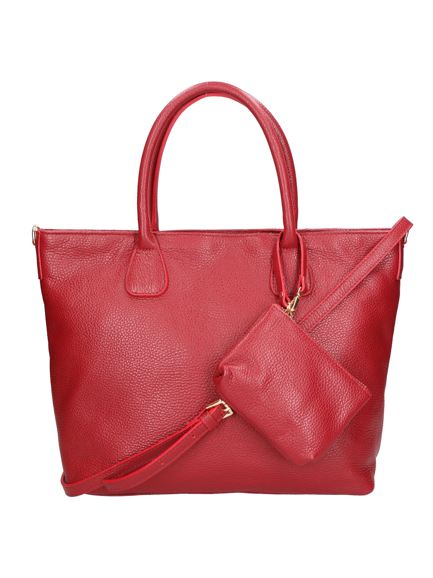 Sylvie Unisex-Handtasche aus echtem Leder, hergestellt in Italien, 34 x 30 x 9 cm
