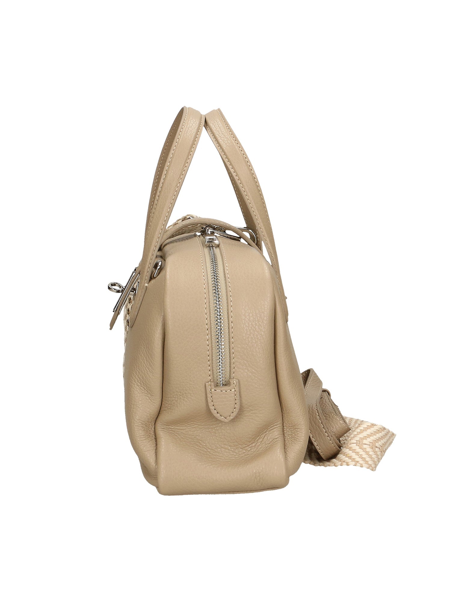 Ornella Borsa a mano da donna 100% pelle 01678-D05 CAPPUCCINO CAPUCHIN Chiara Ferretti
