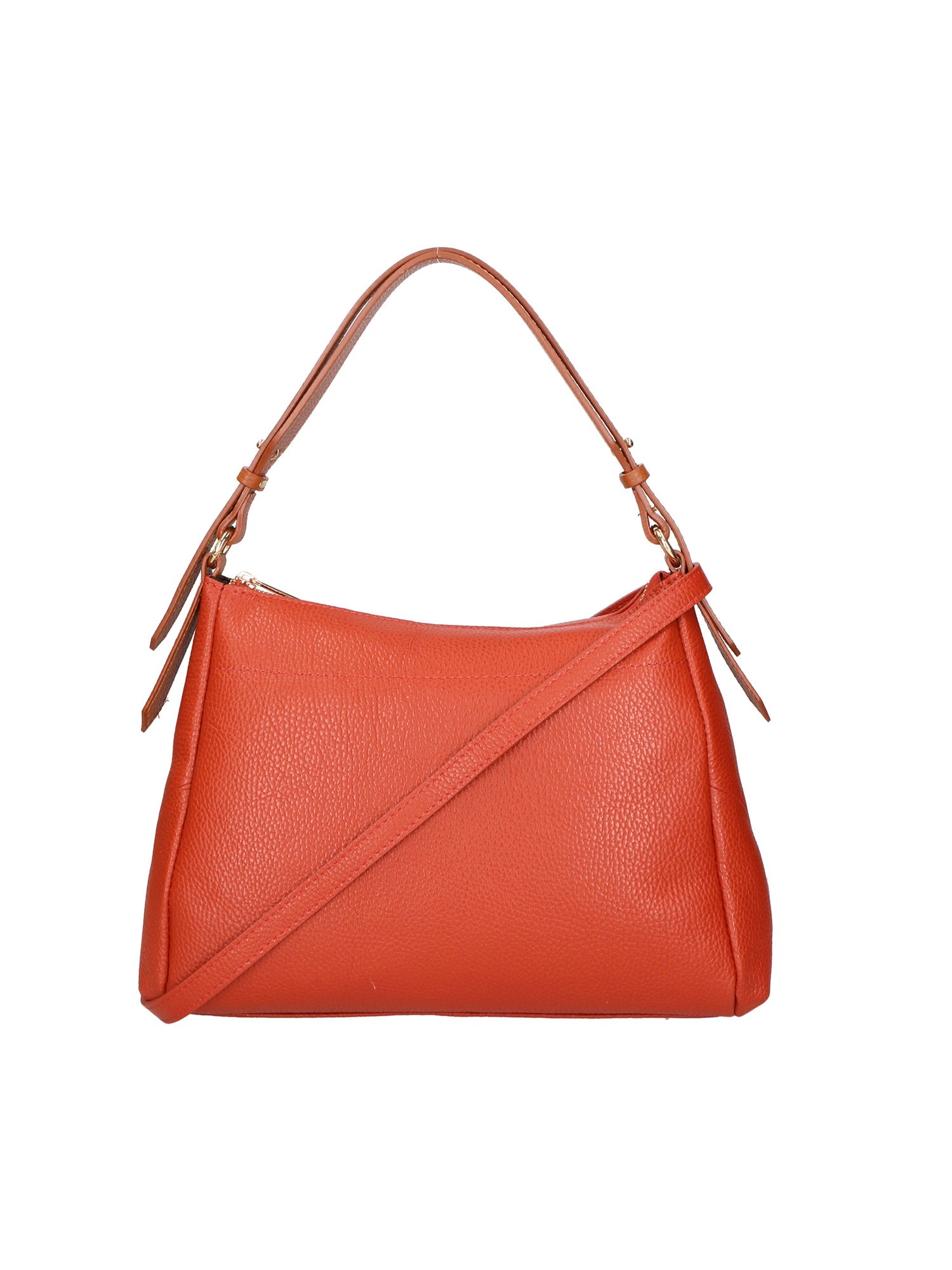 Borsa a spalla da Donna Vladimira in Vera Pelle Made in Italy 33x26x9 cm