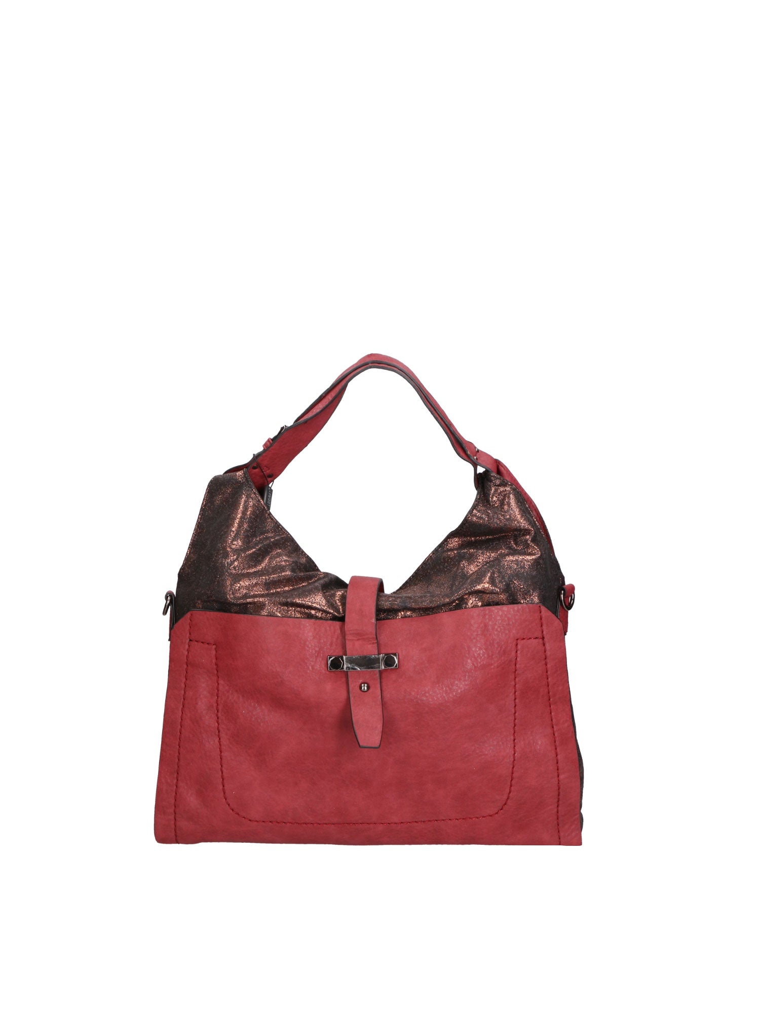 Edera Elite Borsa a spalla da donna Vera pelle LK0247-BORDEAUX Chiara Ferretti