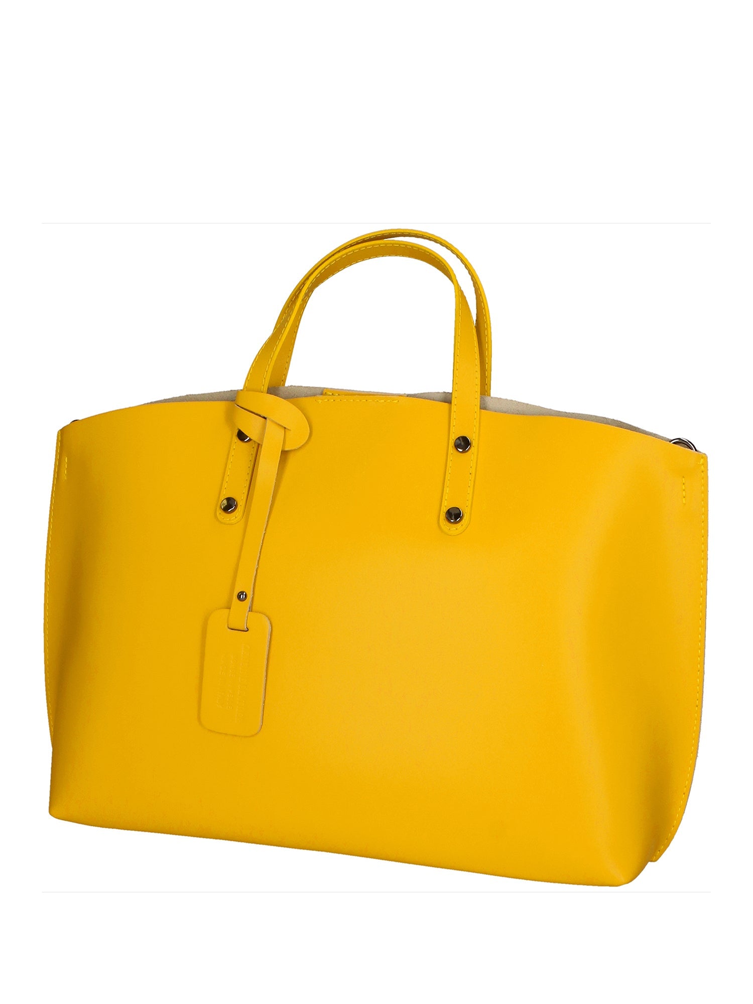 Lumena Borsa a mano da donna Vera pelle 2094-L224 GIALLO Chiara Ferretti