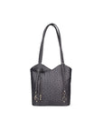 Chanel 3005-19 GRIGIO SCURO Zaino da donna in vera pelle Chiara Ferretti