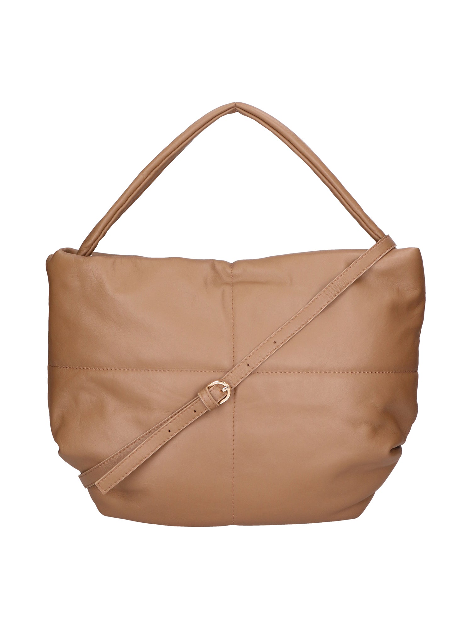 Virginia Borsa a spalla da donna Vera pelle 06495-S40 TAUPE Chiara Ferretti