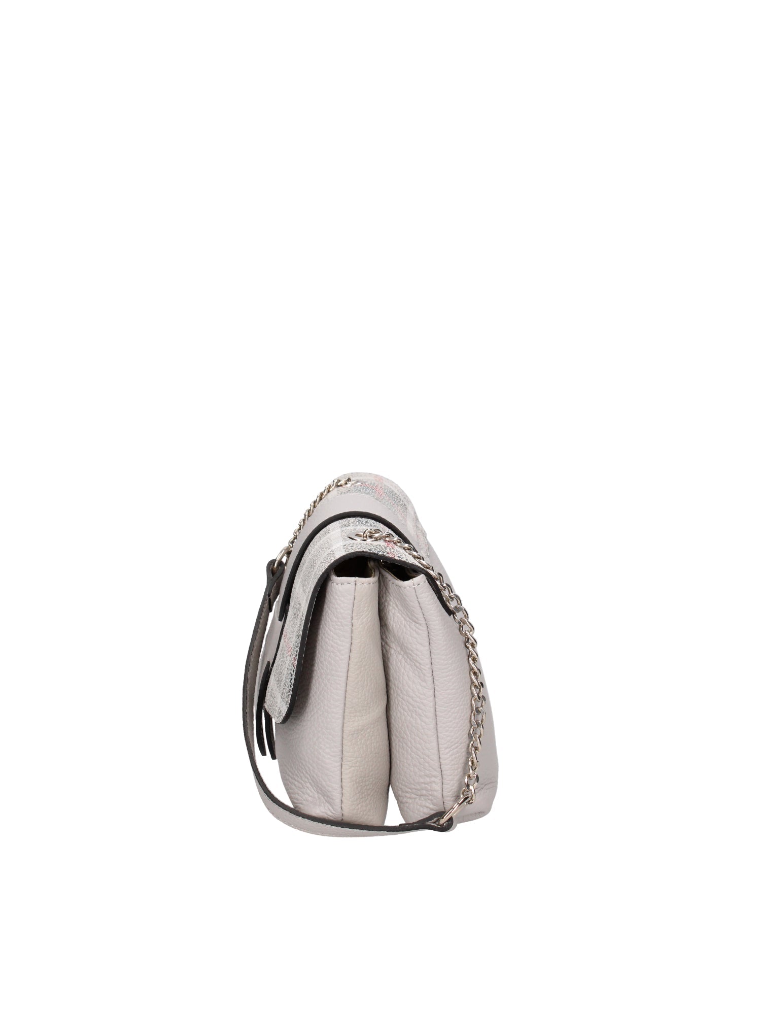 Caelia Borsa a tracolla da donna Vera pelle 194942-GRIGIO+NERO Chiara Ferretti