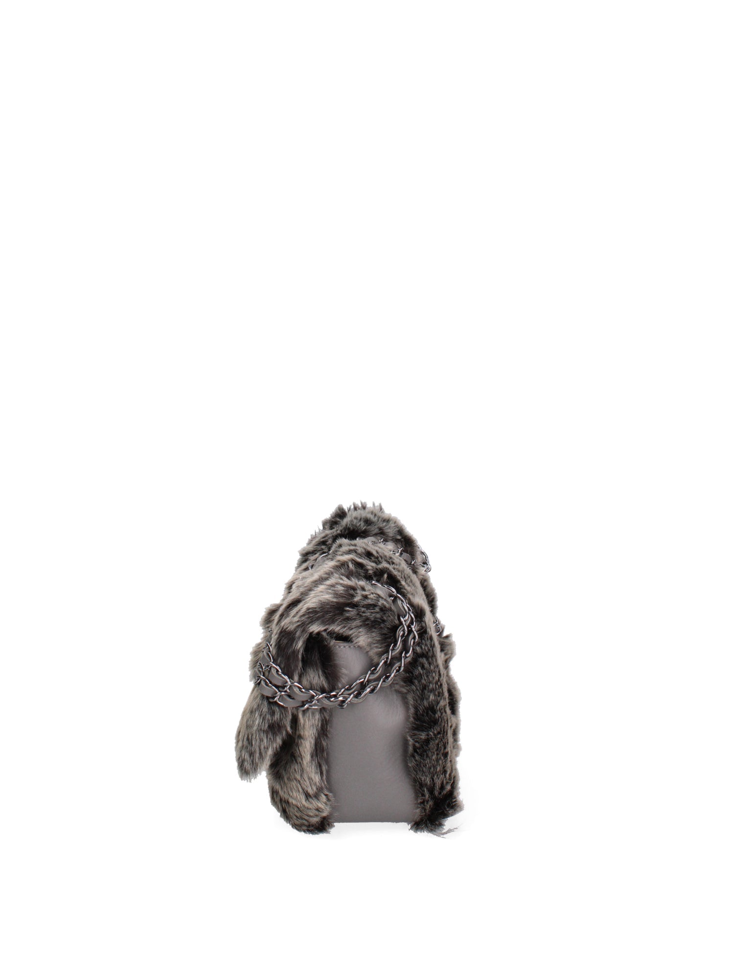 Umbria Lux Borsa a spalla da donna Vera pelle 8484-GRIGIO Chiara Ferretti