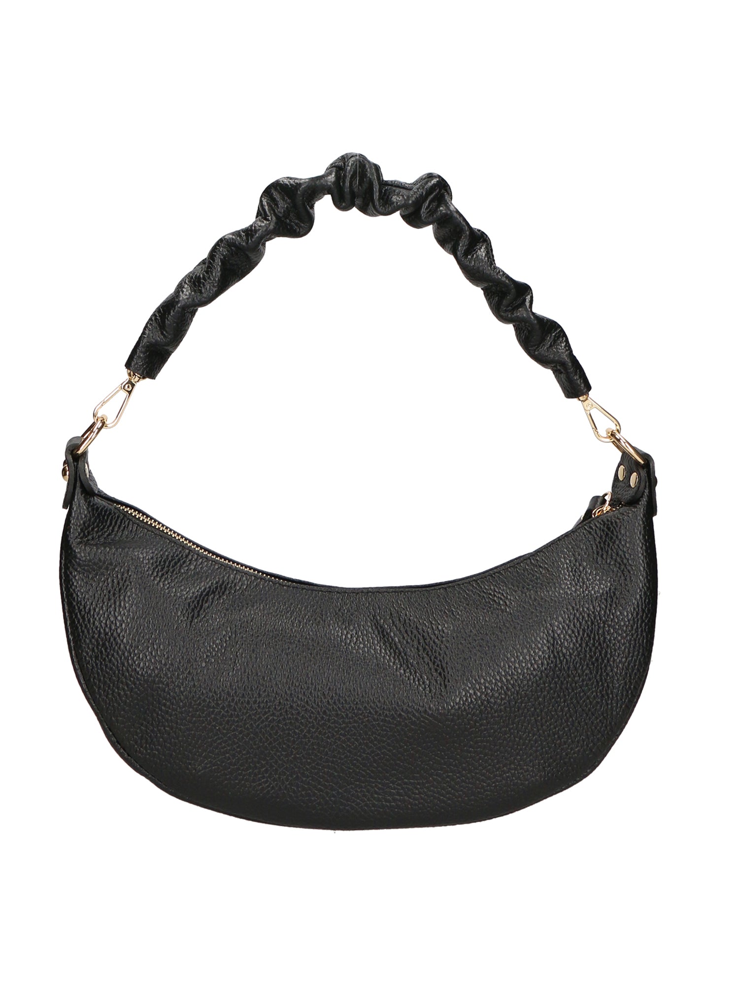 Ida Borsa a spalla da donna Vera pelle 05916-C28 NERO Chiara Ferretti
