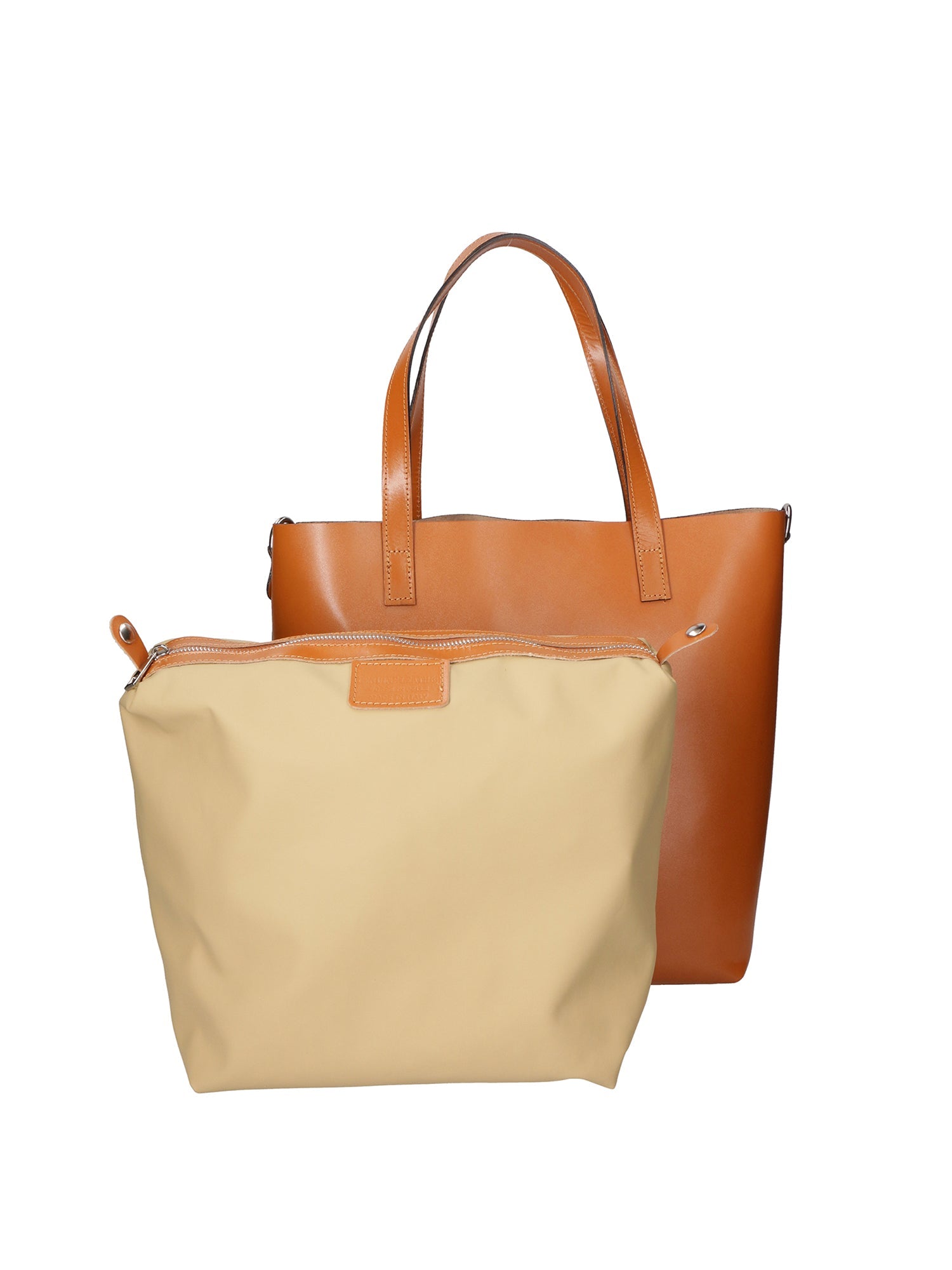 Esmeralda Borsa a mano da donna 100% pelle 9006-CUOIO COGNAC Chiara Ferretti