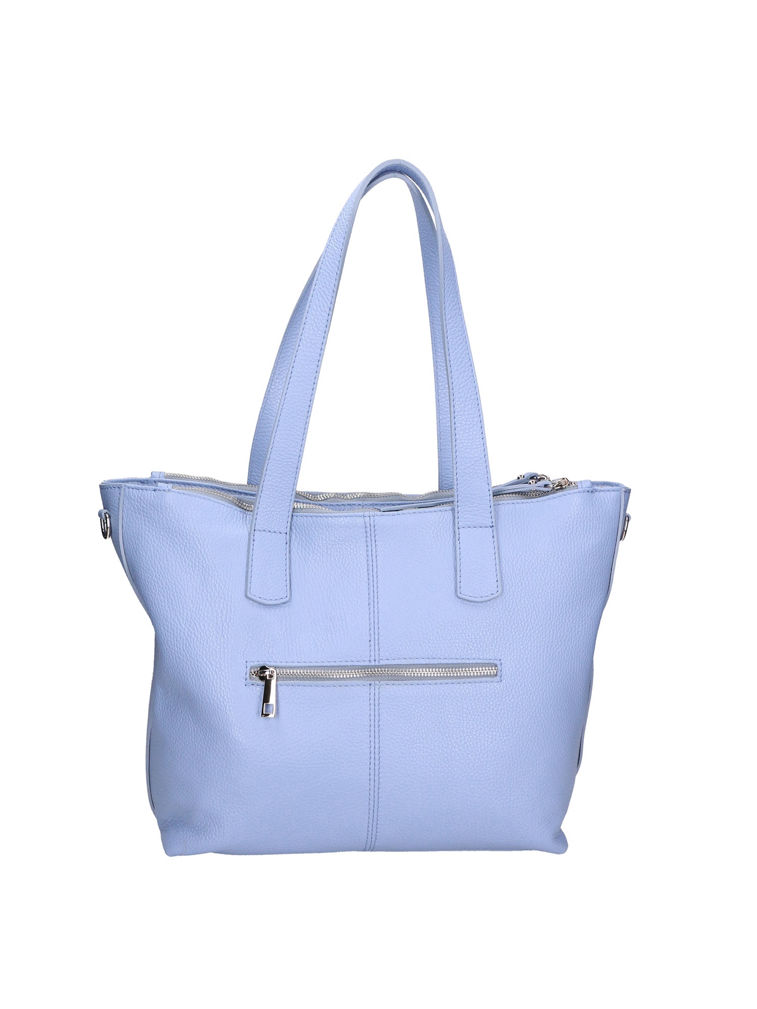 Gea Borsa a spalla da donna Vera pelle 05935-D220 AZZURRO Chiara Ferretti