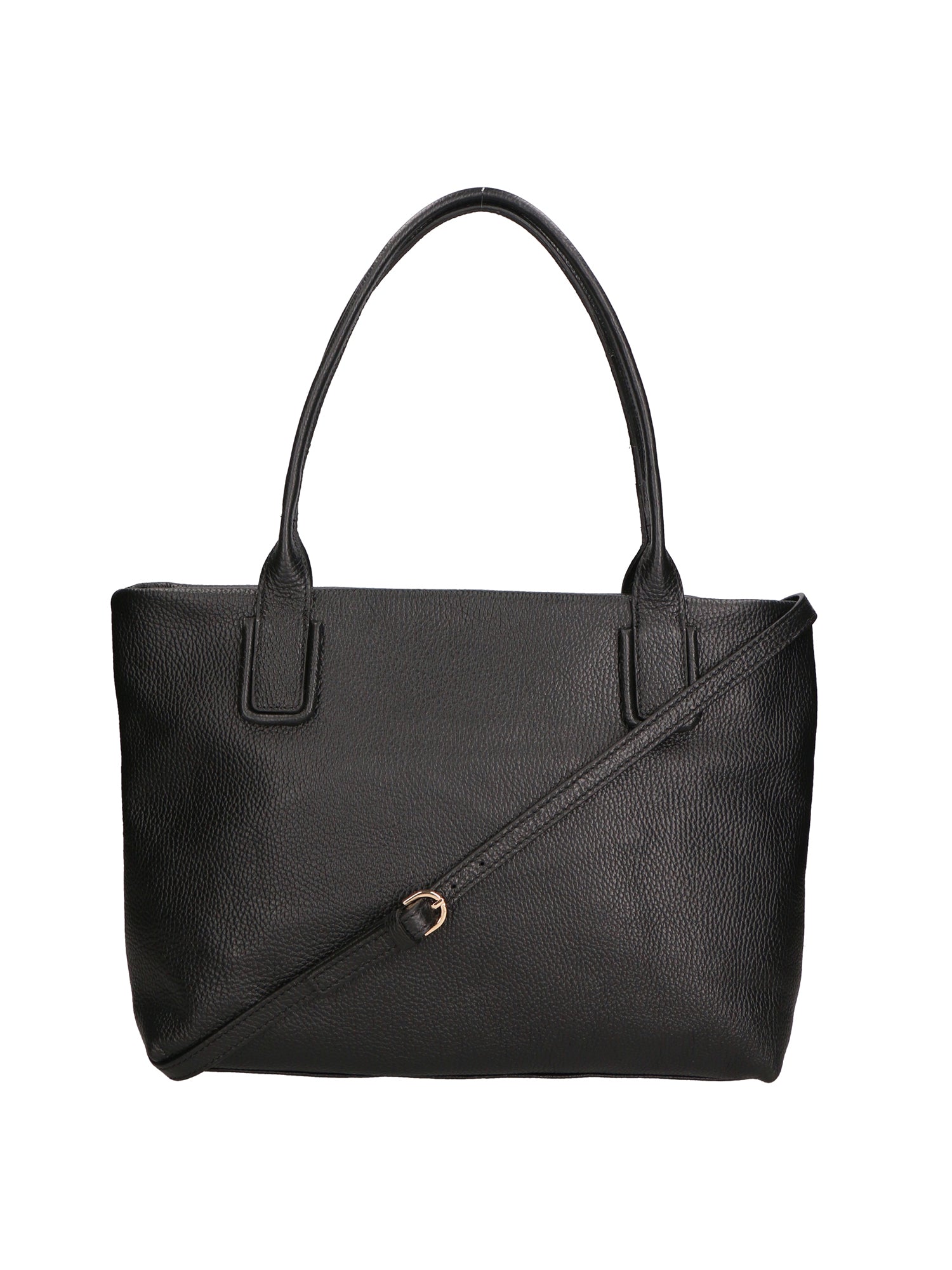 Lorena Borsa a spalla da donna Vera pelle 06506-D28 NERO Chiara Ferretti