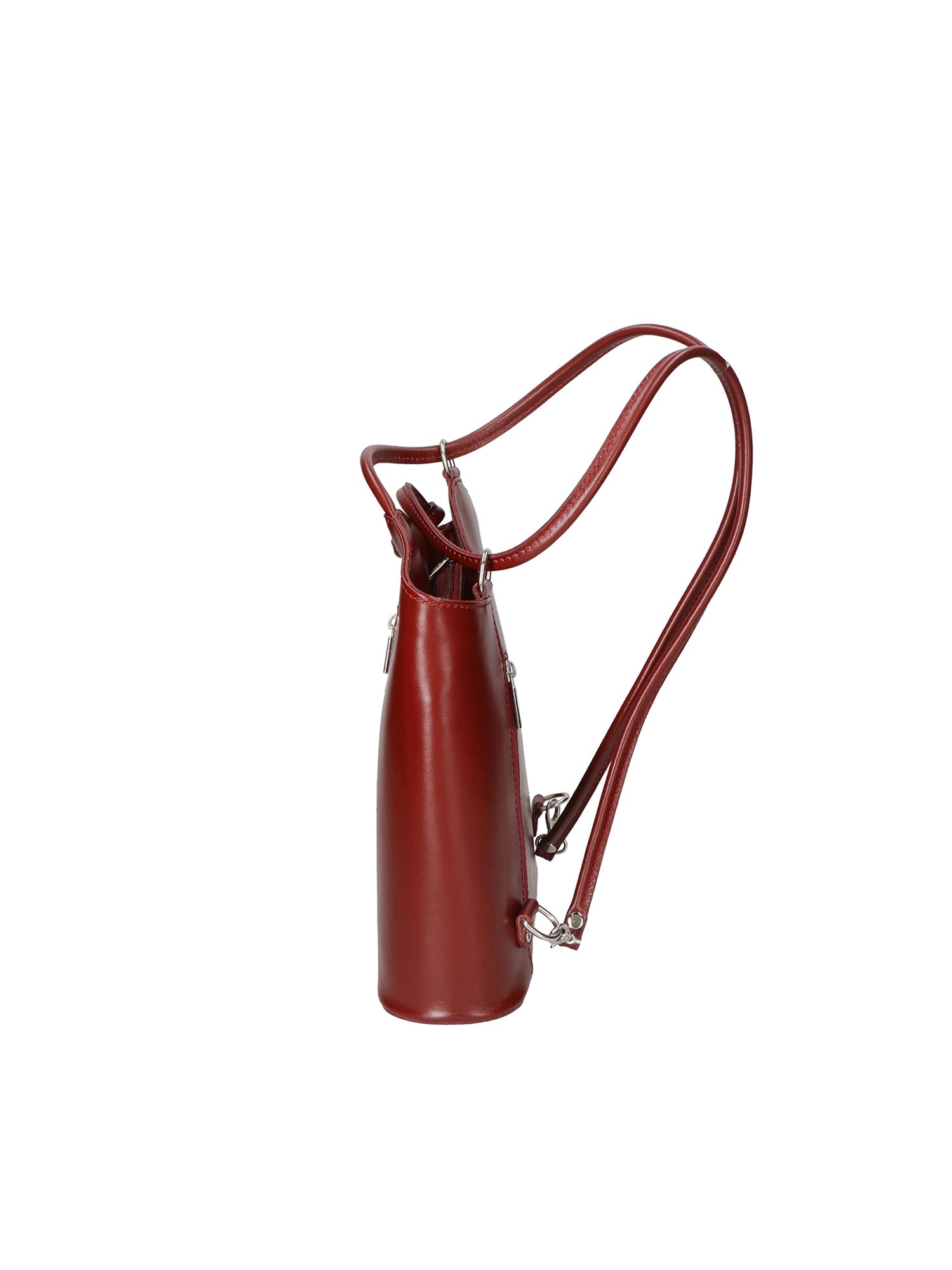 Fabiola Borsa a spalla da donna 100% pelle 9039-ROSSO RED Chiara Ferretti