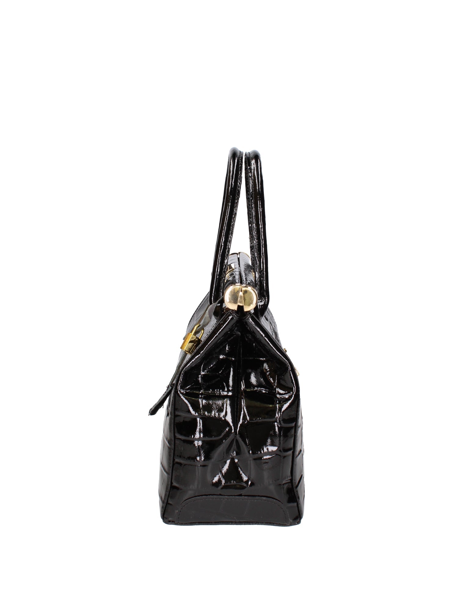Delfina Borsa a mano da donna Vera pelle 7742-C28 NERO Chiara Ferretti
