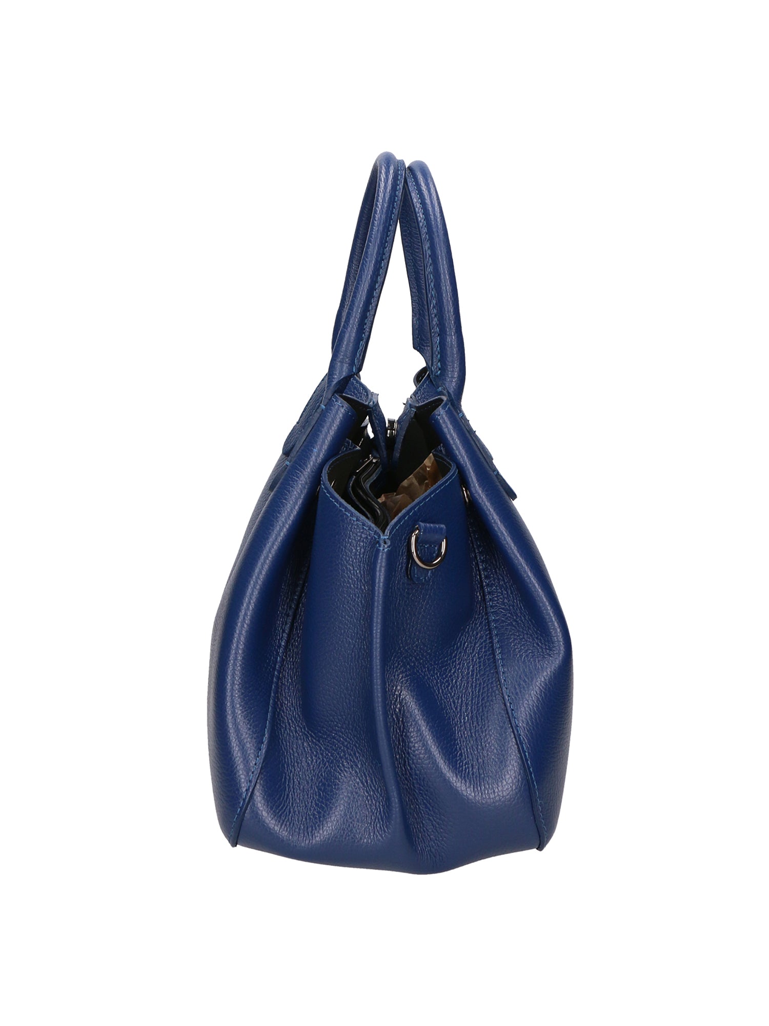 Vincenza Borsa a mano da donna Vera pelle 06898-D24 BLU Chiara Ferretti