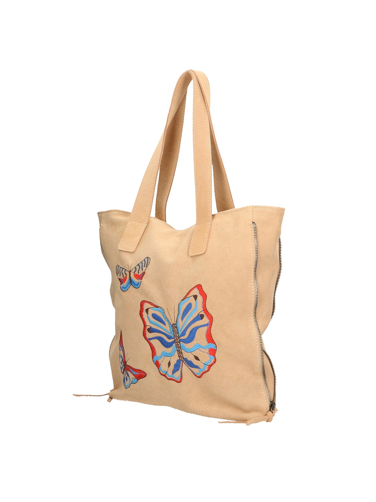 Papillon Borsa a spalla da donna Vera pelle 8620-FANGO TAUPE Chiara Ferretti