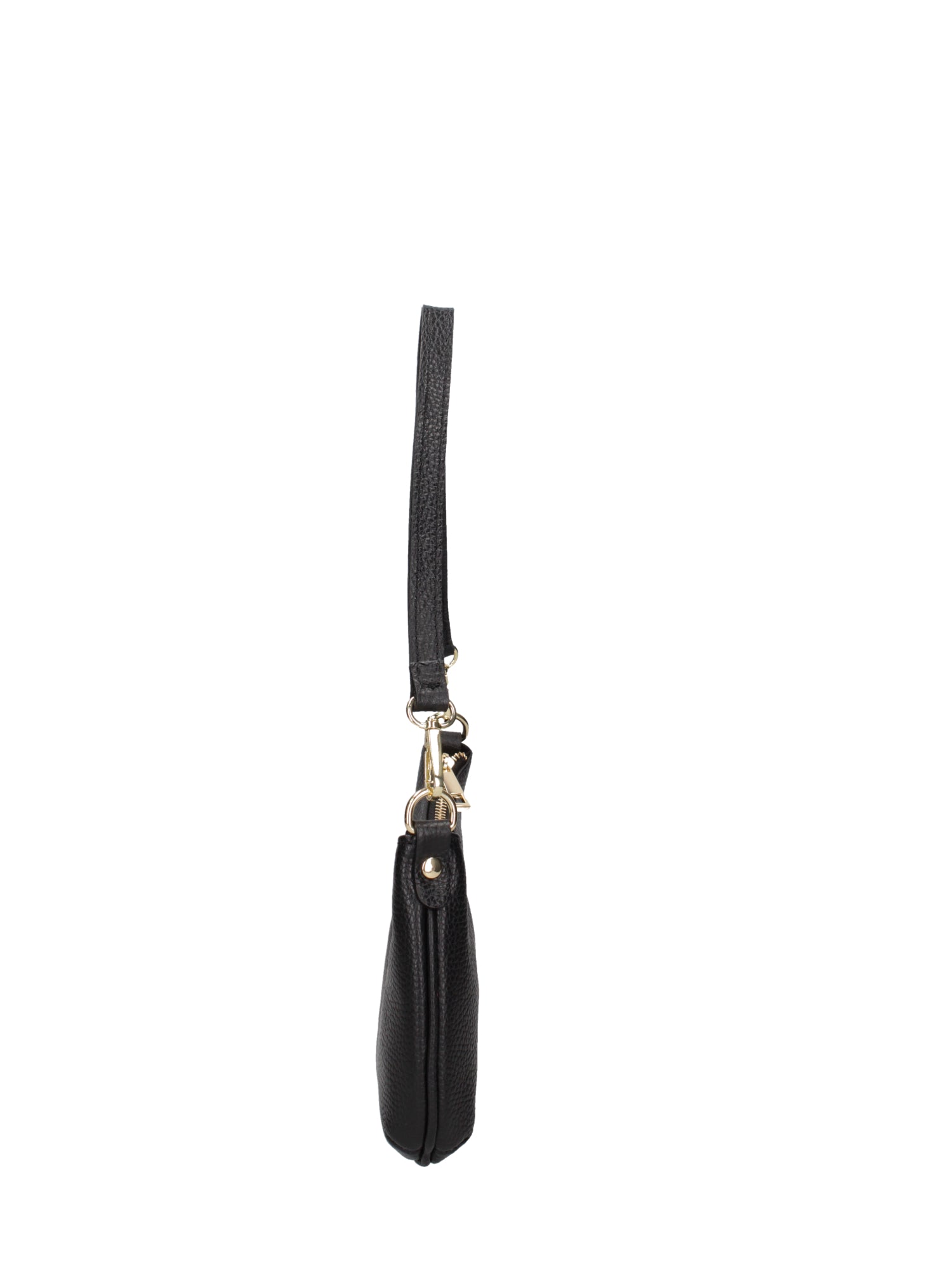 Damen-Schultertasche aus echtem Leder, hergestellt in Italien, 27 x 14 x 3 cm