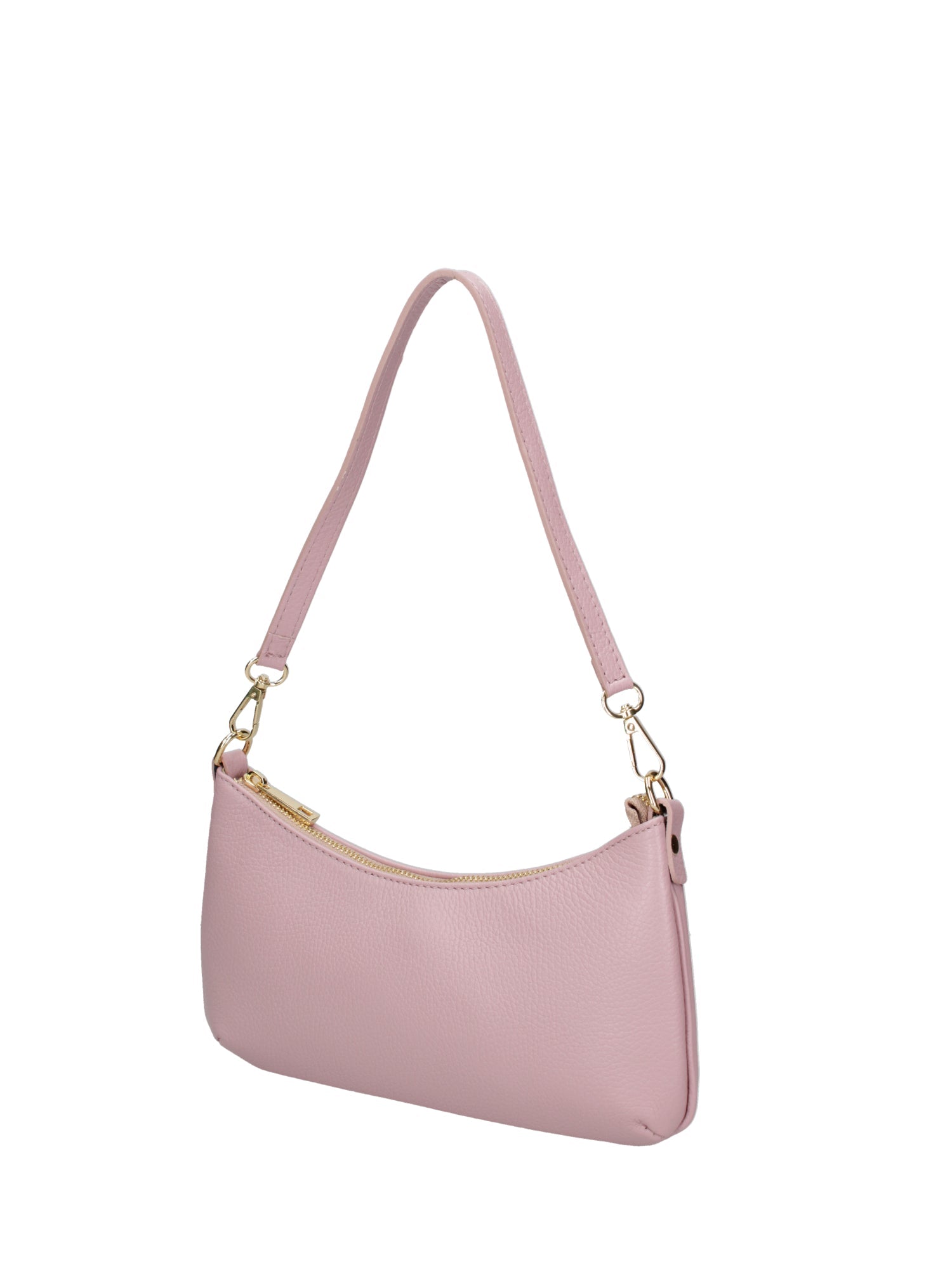 Damen-Schultertasche aus echtem Leder, hergestellt in Italien, 27 x 14 x 3 cm