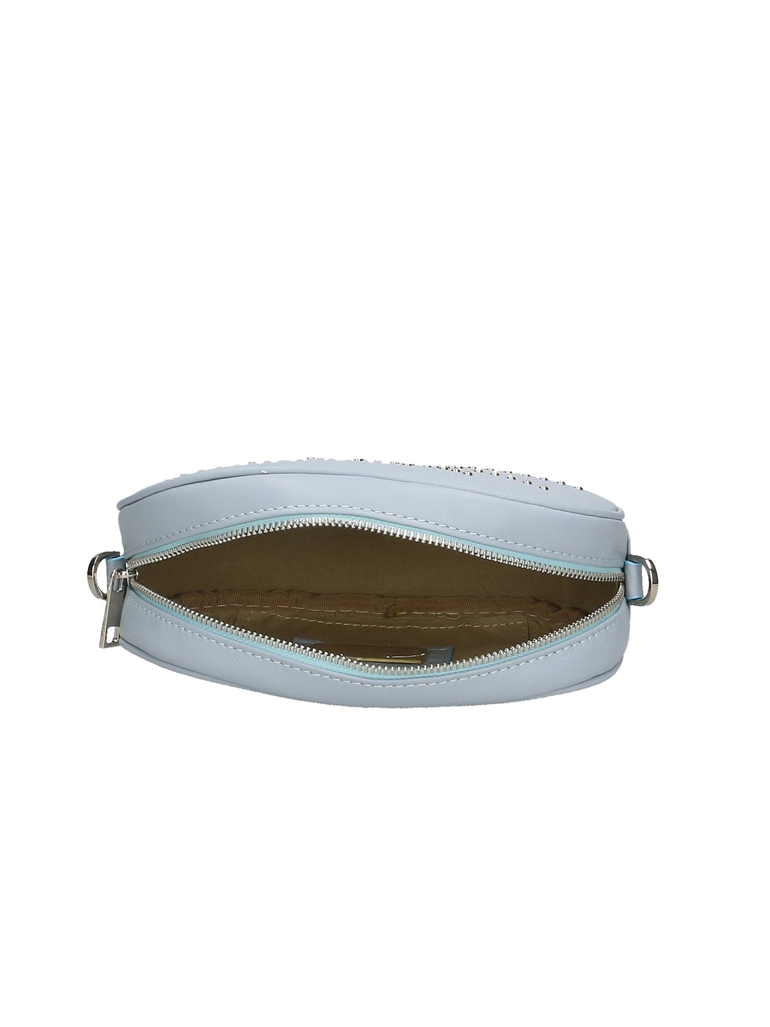 Maddalena Damen-Bauchtasche aus echtem Leder, hergestellt in Italien, 13 x 21 x 6 cm