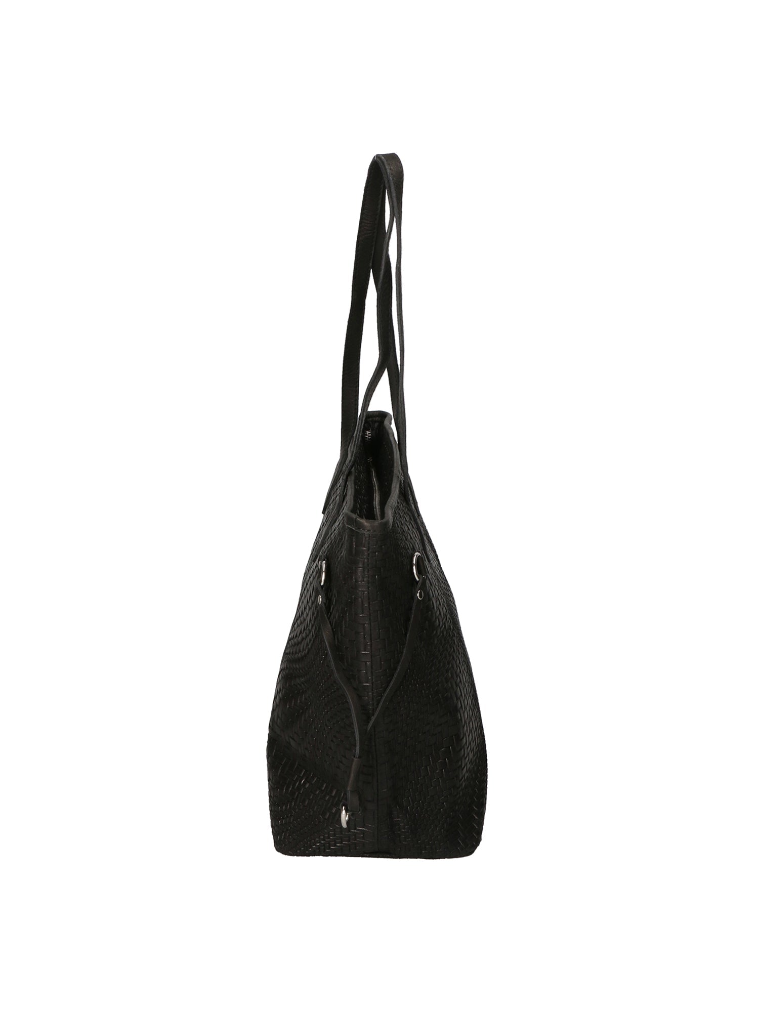Emiliana Borsa a spalla da donna Vera pelle 80061-NERO Chiara Ferretti