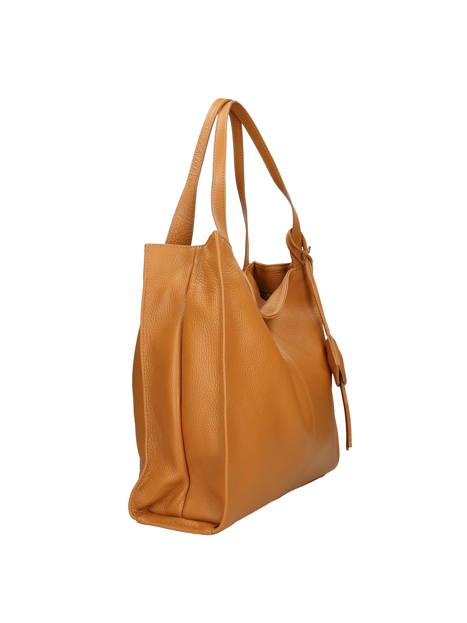 Aelia Borsa a spalla da donna Vera pelle 3312-D17 CUOIO SCURO DARK COGNAC Chiara Ferretti