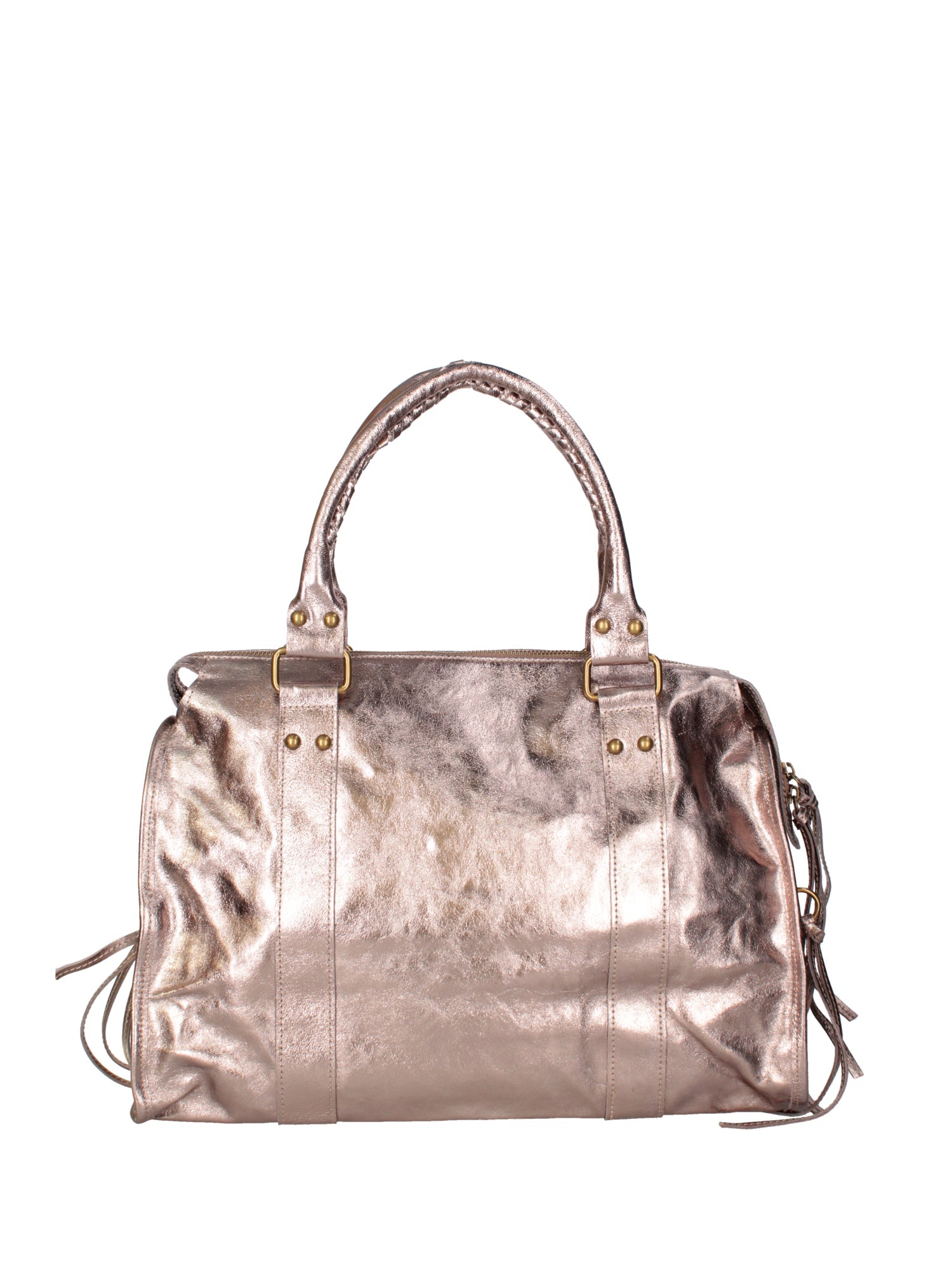 Novara Borsa a spalla da donna Vera pelle 06090 LM-L005 BRONZO Chiara Ferretti