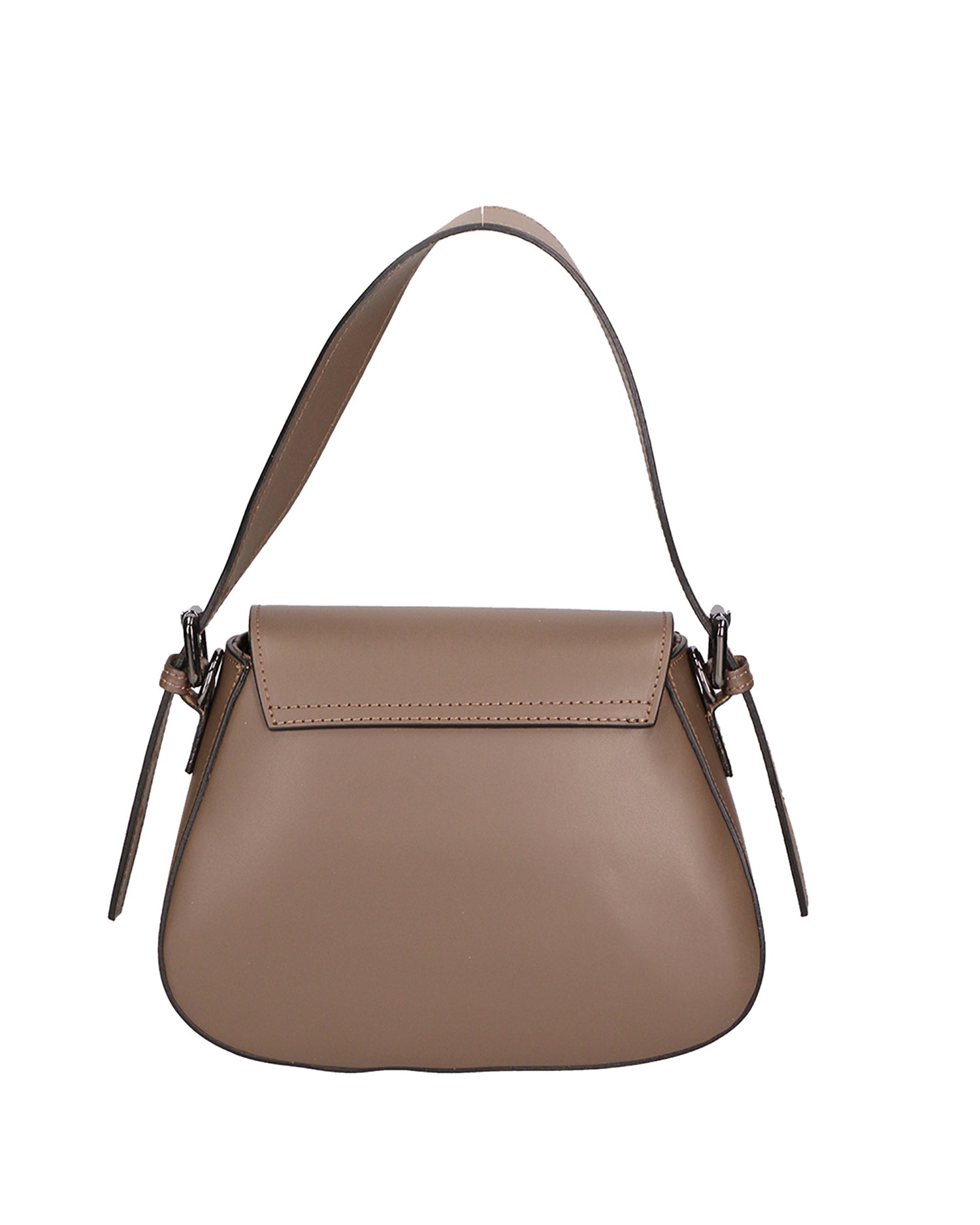 Valda Borsa a mano da donna Vera pelle 06523-L134 TAUPE SCURO Chiara Ferretti