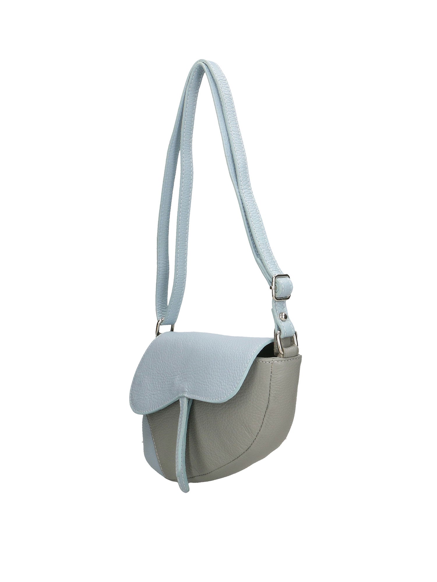 Sylvana Borsa a tracolla da donna Vera pelle 193034-CIELO+GRIGIO Chiara Ferretti